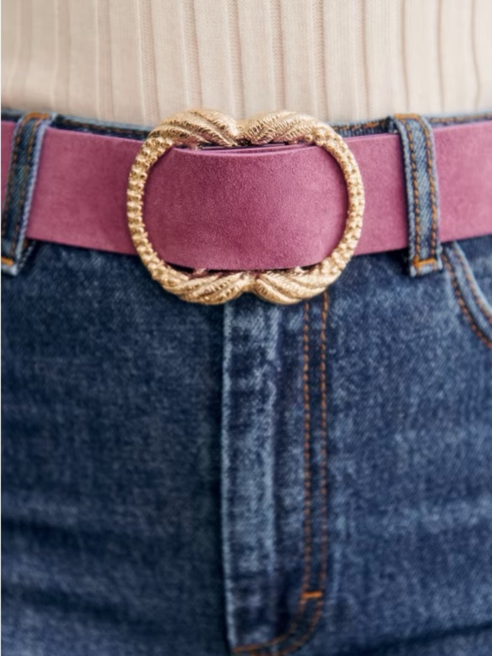 SÉZANE Lilac Artemis Belt. 80 cm. - Picture 7 of 8